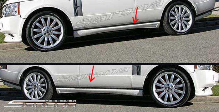 Custom Range Rover HSE Side Skirts  SUV/SAV/Crossover (2003 - 2012) - $790.00 (Part #RR-001-SS)